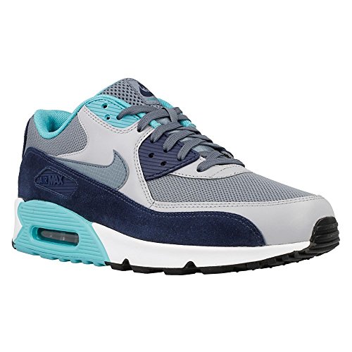 Nike Air Max 90 Essential Grey Blue Mens Trainers