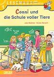 LESEMAUS zum Lesenlernen Stufe 1, Band 319: Conni und die Schule voller Tiere - Julia Boehme