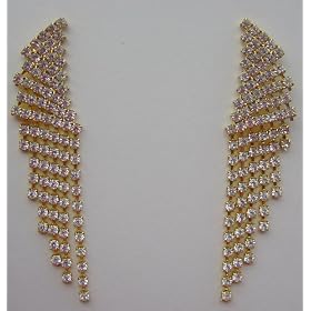 Diamond Clear Austrian Crystal Earrings