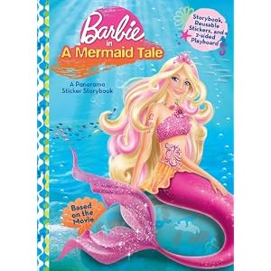 Barbie in A Mermaid Tale (Barbie Panorama Sticker Book) by Reader's Digest and Mattel