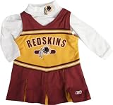 Washington Redskins Toddler Long Sleeve Cheerleader Jumper - 4T