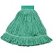 Wilen A01503, Hospital Pro M Antimicrobial Wet Mop, Large, 5" Mesh Band, Green (Case of 12)