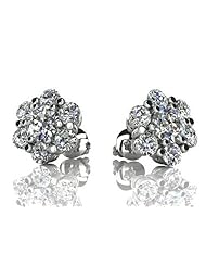 1.50 ct Round Cut Diamond Stud Earrings in Screw Back