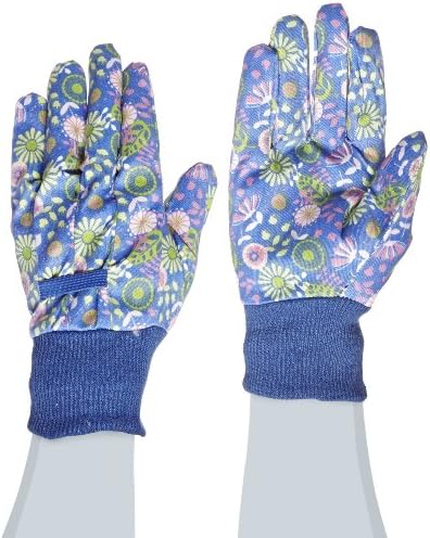West Chester 64000 Polyester/Cotton All Purpose Canvas Glove, Work, Knit Wrist Cuff, 9-5/8" Length, Women's (Pack of 1 Pair)