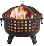 Landmann 26364 23-1/2-Inch Savannah Garden Light Fire Pit, Black