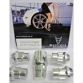 Locking Wheel Nuts to Suit Nissan - Models Covered Almera,Micra,Narvara,Terano,Note,Qashqai,Patrol,X trail,Primera,Pathfinder,Sunny