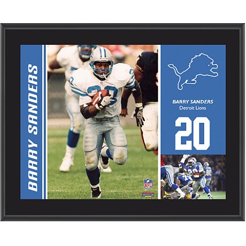 Mounted Memories Detroit Lions Barry Sanders 10.5 x 13 Sublimated Plaque
