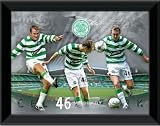 Aiden McGeady Framed 16x12 (406x305mm) Celtic Park Combo, Season 2008/09, Celtic FC.