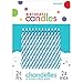 Blue Candy Stripe Spiral Birthday Candles | Pack of 24 | Party Supply
