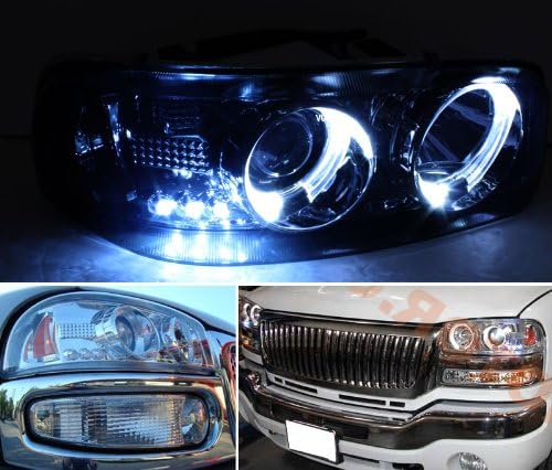 Chevy Sierra Denali Projector LED Head Lights+LED Fog (View amazon detail page)