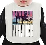 Viva La Paradise Palms ネクタイを有する有機ビブ Medium
