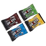 Raw Rev 100, 4-Flavor Variety Pack, 100 Calorie Organic Live Food Bar, 0.8-Ounce Bars (Pack of 24) ~ Raw Revolution