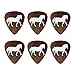 Horse Silhouette Cowboy Western Novelty Guitar Picks Medium Gauge - Set of 6