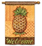Pineapple Welcome Standard Flag