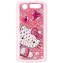 ハローキティ iDress ジュエリーカバー for docomo MADEIAS PP N-01D ピンク/NO1D-KT2