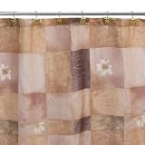 Tuscan Sunset Shower Curtain and Hooks - Tan