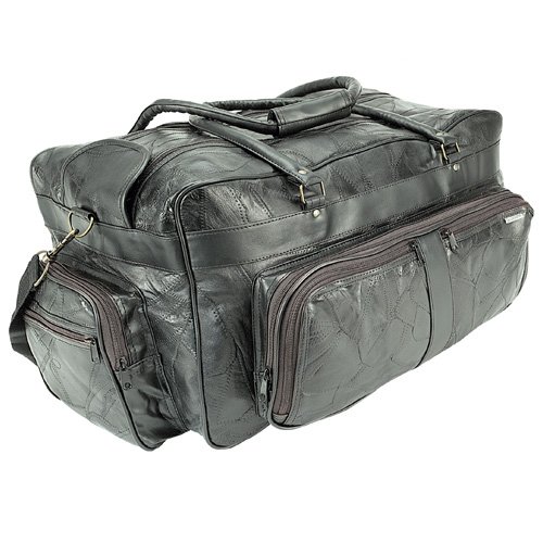 Leather Patchwork Duffle