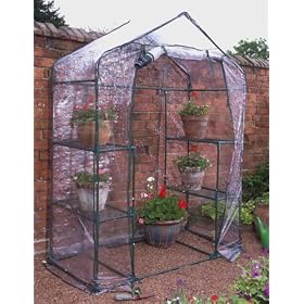 Walk In Mini Greenhouse Includes 4 Shelves