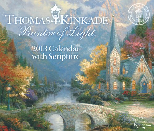 Andrews McMeel Publishing Thomas Kinkade Painter of Light with Scripture 2013 Day-to-Day Calendar