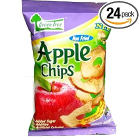 Green Tree Apples Chips Mixed Berry , .77-Ounce Bags (Pack of 24)