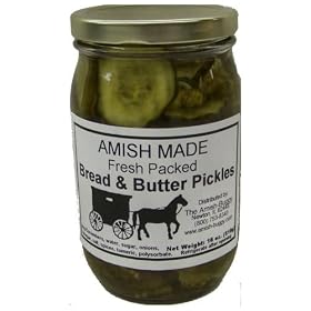 Bread and Butter Pickles - 16 Oz Jar by Amish Buggy