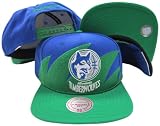 Minnesota Timberwolves Mitchell & Ness Snapback Adjustable Plastic Snap Back Hat / Cap