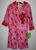 Sesame Street Toddler Girl's Holiday Elmo 2 Piece Pajama Set - Size: 4T
