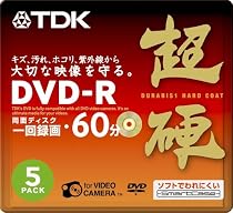 TDK 8cmDVD-R 60分記録 超硬 スマートケース入り 5枚パック DR60HCUV5A