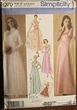 IMAGE OF SIMPLICITY PATTERN 4270 MISSES' VINTAGE EVENING DRESS IN TWO LENGTHS AND JACKET SIIZE K5 8-16