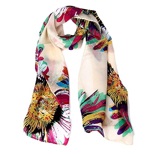 Ammazona Women Chiffon Wrap Lady Shawl Chiffon Scarf Scarves