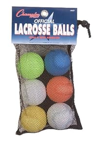 Champion Sports Official Lacrosse Ball Set