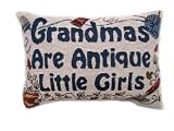 American Mills Antique Little Girls 10 by 13 Pillow, Set of 2