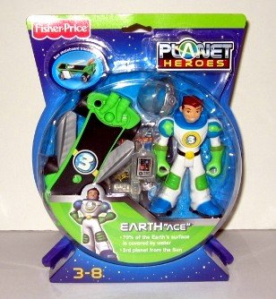 51xlH891rBL Planet Heroes Earth Ace Action Figure