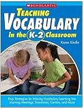 Trend Enterprises SC-9780439024266 Teaching Vocabulary In The K-2 Classroom