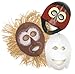 Roylco Multi-Cultural Pre-Cut African Masks, 11 x 15 Inches, Pack of 20