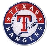 Texas Rangers Primary Logo MLB Baseball Patch