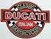 Ducati patches 10.8x8.5 cm Iron on Patch / Embroidered Patch This Appliques Are Great for T-shirt, Hat, Jean ,Jacket, Backpacks.