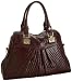 Treesje Avalon Satchel,Wine,one size