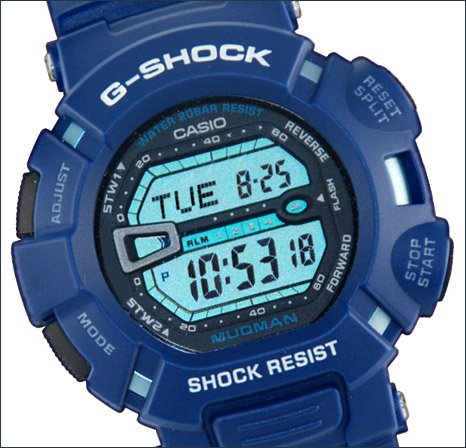 Casio Men's G9000MX-2CR G-Shock Mud Resistant Blue Digital Watch