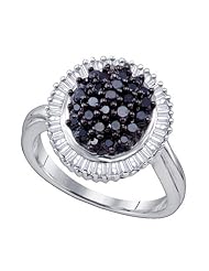 1.03CTW DIAMOND CLUSTER RING