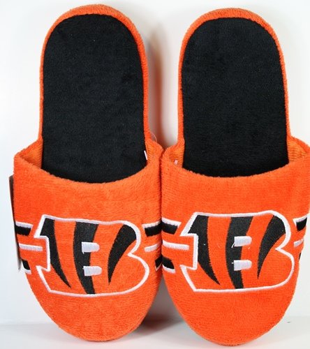 Cincinnati Bengals 2011 Team Stripe Slide Slippers - M