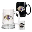 Baltimore Ravens NFL 15oz Tankard, 15oz Ceramic Mug & 2oz Shot Glass Set - Primary Logo