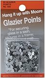 Moore Push Pin Glazier Points, 85-Pack
