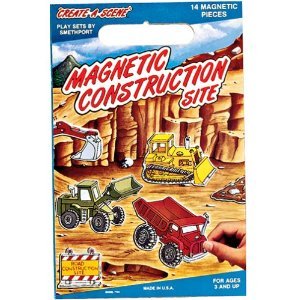 Create-A-Scene Magnetic Playset: Construction Site