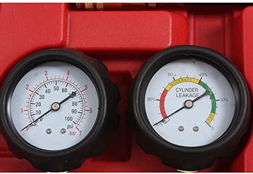 8pcs Petrol Engine Cylinder Compression Tester Kit Automotive Tool Gauge