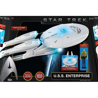Star Trek - USS Enterprise with Bonus Captain Kirk Figure Iconic Vehicle Set images