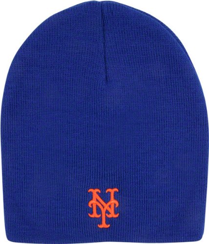 New York Mets Knit Beanie with Raised Logo