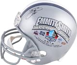 Emmitt Smith Dallas Cowboys Autographed Hall of Fame Replica Helmet