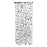 Heritage Lace Creepy Crawly 38-Inch Wide by 84-Inch Drop Panel, Black