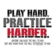 Practice Harder Heavyweight Cotton Tee